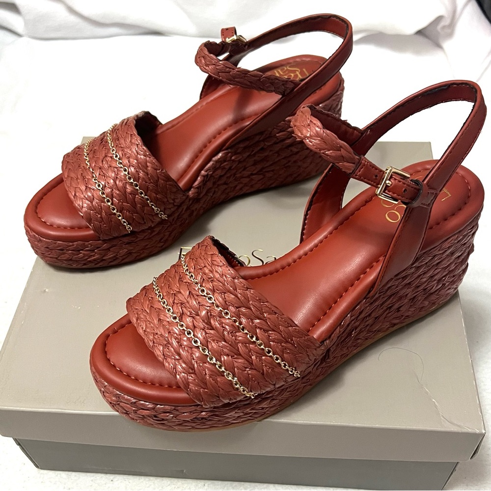 franco sarto peachy Platform Espadrilles Size 9 June sale - Picture 5 of 12